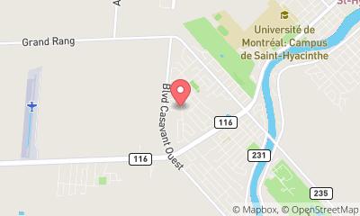 map, Calfeutrage Montérégie rive sud