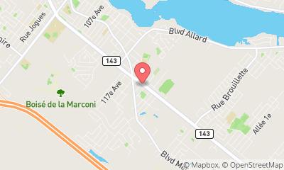 map, Bourque Refrigeration Inc