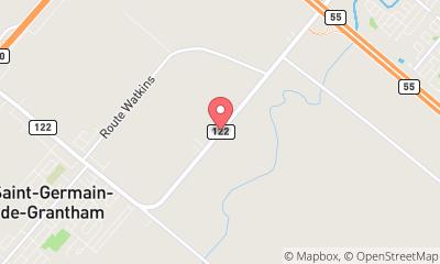 map, Pépinière Janelle et fils inc