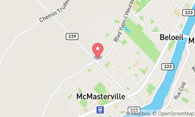 map, Déneigement Sylvain Beauregard