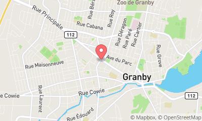 map, Via Capitale Concept, Granby-Bromont-Cowansville