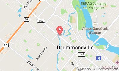 map, Addison Électronique - Drummondville