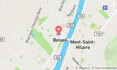 map, A1 Toiture Pouliot Inc