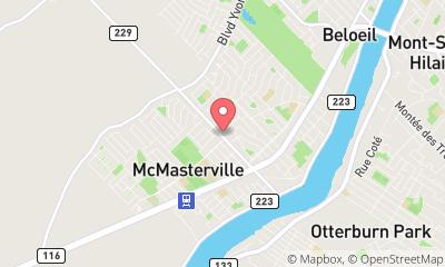 map, Couvreur THR et Fils inc