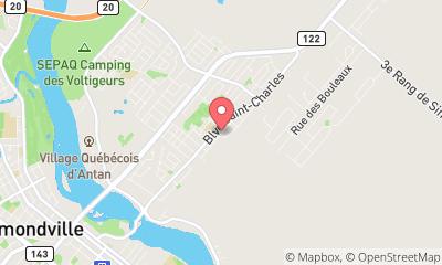 map, Toitures m8 inc.