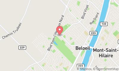 map, Réfrigération Beloeil Inc - Réfrigération commerciale & Climatisation