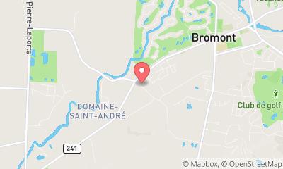 map, Botanix Faucher Plantes & Pavés Bromont