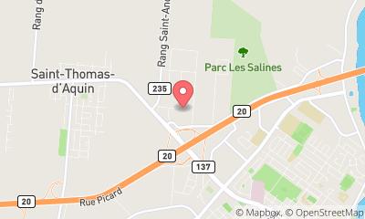 map, Enterprises Electriques A & R