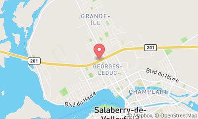 map, Location Sauvageau inc.