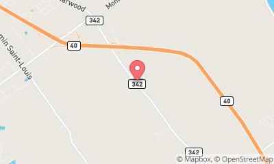 map, Les Serres Vaudreuil Inc
