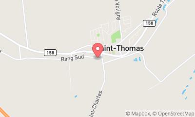 map, Asphalte Lanaudière Inc