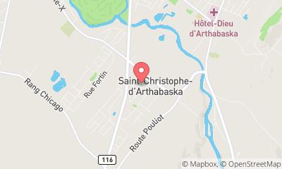 map, Asphalte Fernand Daigle Inc