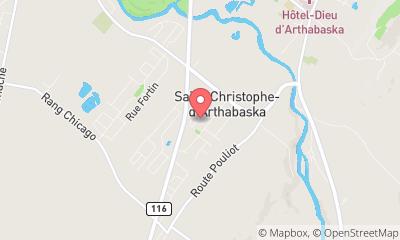 map, Couvreurs Laplante & Fils Inc