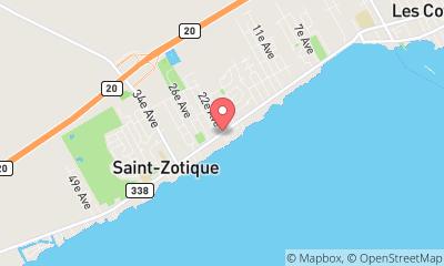 map, Rene Langevin Plomberie