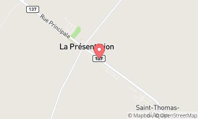 map, Tele-Systemes Du Quebec Enr