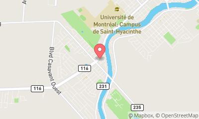 map, Hénault assurance inc. (Saint-Hyacinthe)