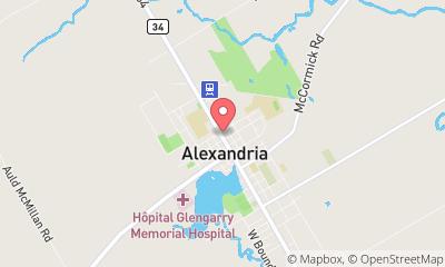 map, Alexandria Mini Storage