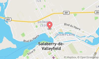 map, Royal Lepage Méritas du Suroît