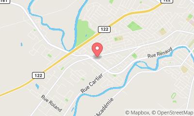 map, Laserpro Victoriaville