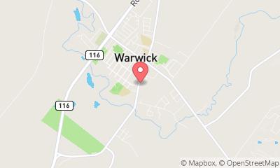 map, J C Électrique - Électricien Warwick