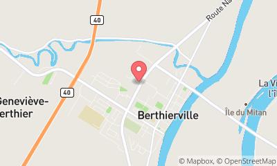 map, Location Caron Inc