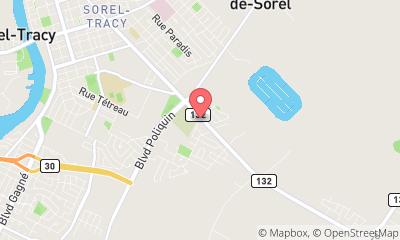 map, Déneigement G. Bourque