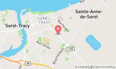 map, Desmarais Protection Électronique Inc.