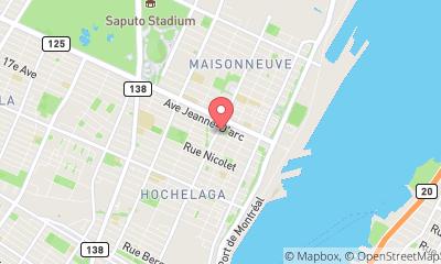 map, Serrurier Sirois Inc