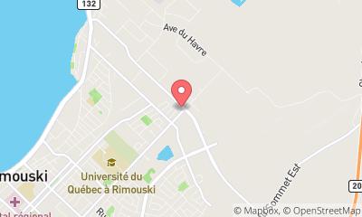 map, Fenplast - Portes et fenêtres Rimouski