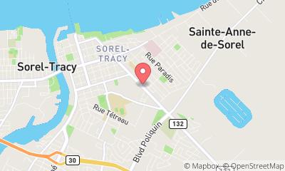 map, Construction A & S Rousseau