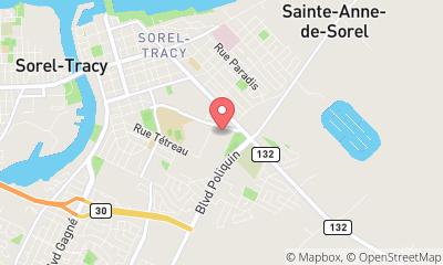 map, Comptoir Richelieu Inc Botanix
