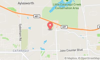 map, Fireplaces Unlimited Heating & Cooling, Duct Cleaning - Kingston