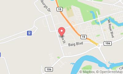 map, Brault Roofing Maritimes