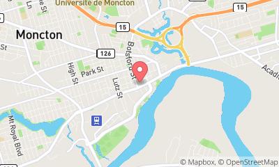 map, Moncton Industrial Development Ltd