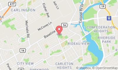 map, CanArk Paving Ottawa - Nepean