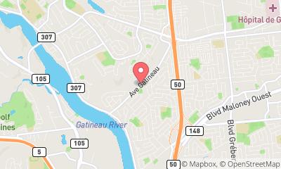 map, Gestion Déneigement Sylvain Proulx