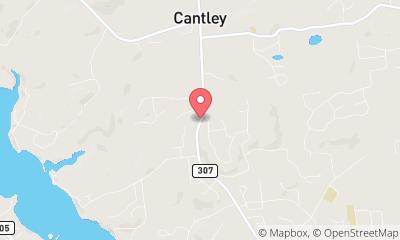 map, Entrepôts Cantley Self Storage